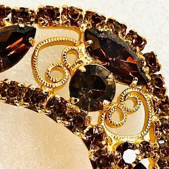 Delizza and Elster Julianna Vtg Rhinestone Belt Buckle Delizza and Elster Julianna Vtg Rhinestone Belt Buckle main image 4